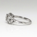 Vintage Art Deco 1930's .52ct t.w. Old European Cut Diamond Filigree Halo Engagement Ring Platinum