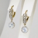 Antique Vintage 1920's Edwardian 1.77ct t.w. Moonstone & Diamond Drop Chandelier Earrings 18k Yellow Gold Platinum