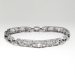 Vintage Antique Edwardian 1920's Old European Cut Trilliant Cut Diamond Filigree Bracelet Platinum