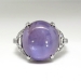 Art Deco Vintage 1930's No Heat Purple Star Sapphire Diamond Cocktail Anniversary Birthstone Engagement Ring Platinum