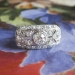 Vintage Art Deco 1930's 1.64ct t.w. Old European Cut Diamond Filigree Anniversary Engagement Ring Platinum