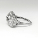 Vintage Art Deco 1930's 1.64ct t.w. Old European Cut Diamond Filigree Anniversary Engagement Ring Platinum