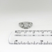 Vintage Art Deco 1930's .51ct t.w. Old European Cut Diamond Filigree Halo Engagement Ring Platinum