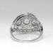 Art Deco Vintage 1930's Old European Cut Diamond Filigree Anniversary Engagement Cocktail Ring Platinum
