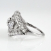 Art Deco Vintage 1930's Old European Cut Diamond Filigree Anniversary Engagement Cocktail Ring Platinum