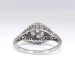 Art Deco Engagement Ring Circa 1930's Vintage Diamond Anniversary Wedding Ring 18k Filigree White Gold