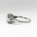 Art Deco Engagement Ring Circa 1930's Vintage Diamond Anniversary Wedding Ring 18k Filigree White Gold