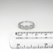 Vintage Retro 1940's Five Stone Diamond Twist Wedding Stacking Anniversary Band Ring Platinum