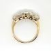 Art Nouveau Antique 1900's Old European Cut Diamond Five Stone Anniversary Ring 18k Yellow Gold