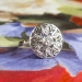 Art Deco Vintage 1930's Old European Cut Diamond Filigree Engraved Engagement Wedding Anniversary Platinum Ring