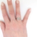 Antique Art Nouveau 1910 Diamond Cocktail Anniversary Engagement Ring 18k Gold