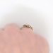 Antique Art Nouveau 1910 Diamond Cocktail Anniversary Engagement Ring 18k Gold