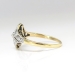 Antique Art Nouveau 1910 Diamond Cocktail Anniversary Engagement Ring 18k Gold