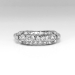 Art Deco 1930's Vintage Old Cut Diamond Wedding Engagement Stacking Band Ring Platinum
