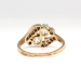 Antique 1890's Victorian Old Mine Cut Bypass Toi Et Moi Engagement Ring Anniversary 18k Rose Gold Platinum