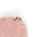 Antique 1890's Victorian Old Mine Cut Bypass Toi Et Moi Engagement Ring Anniversary 18k Rose Gold Platinum