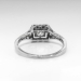 Art Deco Engagement Ring Circa 1930's J.E. Caldwell & Co. Old European Cut Diamond Platinum Wedding Ring