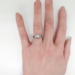 Art Deco Engagement Ring Circa 1930's J.E. Caldwell & Co. Old European Cut Diamond Platinum Wedding Ring