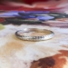 Vintage Size 8.25 Art Deco 1930's Belais Hand Engraved Eternity Wedding Band 18k White Gold