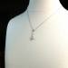 Vintage 1930's Art Deco Old Cut Diamond Wedding Necklace Pendant 14k White Yellow Gold