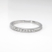 Vintage Tiffany & Co. Diamond Wedding Band Circa 1950's Channel Set Platinum Stacking Ring