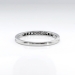 Vintage Tiffany & Co. Diamond Wedding Band Circa 1950's Channel Set Platinum Stacking Ring