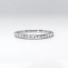 Vintage Tiffany & Co. Diamond Wedding Band Circa 1950's Channel Set Platinum Stacking Ring