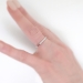 Vintage Tiffany & Co. Diamond Wedding Band Circa 1950's Channel Set Platinum Stacking Ring