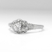 Art Deco Engagement Ring Circa 1930's Vintage Old European Cut Diamond Engagement Solitaire Ring 18k White Gold