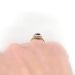 Vintage Garnet Diamond Ring Circa 1940's Garnet Old Single Cut Diamond Halo Ring 18k Platinum