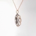 Edwardian Antique Diamond Pendant Circa 1915 Old European Cut Rose Cut Diamond Pendant Necklace Platinum 14k Rose Gold