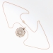 Edwardian Antique Diamond Pendant Circa 1915 Old European Cut Rose Cut Diamond Pendant Necklace Platinum 14k Rose Gold