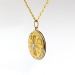 Art Nouveau 1900's Antique Old Rose Mine Cut Diamond 18k Yellow Gold Platinum Locket Pendant Necklace