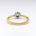 Antique Art Nouveau 1900's .73ct Old Mine Cut Diamond Solitaire Engagement Anniversary Ring 18k Yellow Gold Platinum