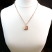 Art Nouveau 1900's .24ct Antique Old European Cut Diamond Locket Pendant Necklace 14k 9k Rose Gold