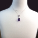 Vintage Amethyst Diamond Pendant 16.22ct t.w. Circa 1970's Multi Shaped Diamond Necklace Gift 18k White Gold