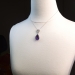 Vintage Amethyst Diamond Pendant 16.22ct t.w. Circa 1970's Multi Shaped Diamond Necklace Gift 18k White Gold