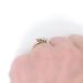 Vintage Toi Et Moi Double Diamond Ring 1ct t.w. Old European Cut Bypass Engagement Anniversary Ring 18k Yellow Gold Platinum