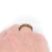 Antique Diamond Anniversary Band 3.59ct t.w. Circa 1890's Old Mine Cushion Cut Rose Cut Diamond Filigree Ring 18k Yellow Gold
