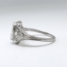 Vintage Art Deco Marquise Diamond Filigree Hand Engraved Engagement Anniversary Ring Platinum