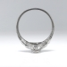 Vintage Art Deco Marquise Diamond Filigree Hand Engraved Engagement Anniversary Ring Platinum