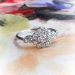 Art Deco Vintage .20ct t.w. Old Cut Diamond Engagement Ring 18k