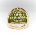 Gorgeous 10.29ct t.w. Peridot Pave' Dome Cocktail Statement Ring 14k