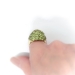 Gorgeous 10.29ct t.w. Peridot Pave' Dome Cocktail Statement Ring 14k