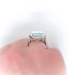 Vintage Aquamarine Diamond Ring 14.65ct t.w. Cocktail Statement Ring 14k