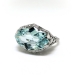 Art Deco 1930's 4.45ct t.w. Aquamarine Birthstone Cocktail Wedding Filigree Ring 18k White Gold