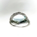 Art Deco 1930's 4.45ct t.w. Aquamarine Birthstone Cocktail Wedding Filigree Ring 18k White Gold