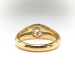 Art Deco Engagement Ring Circa 1930's .72ct Old Mine Cushion Cut Diamond Solitaire Wedding Ring 18k
