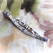 Art Deco Sapphire Diamond Bracelet Circa 1930's 1.35ct t.w. 14k White Gold 5.75' Inches Long