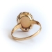 Antique Opal Diamond Ring Circa 1880's Victorian 2.51ct t.w. Natural Opal Diamond Halo Engagement Ring 14k Yellow Gold